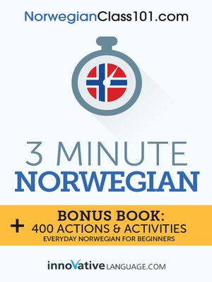 cover image of 3-Minute Norwegian